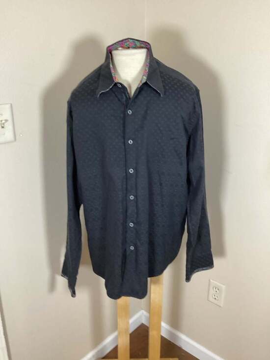 Robert Graham Other - Robert Graham Men's Long Sleeve Button Down Shirt Geometric Pattern Size XL
